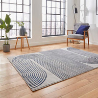 Apollo 2683 Grey Navy Rug