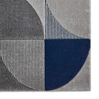 Matrix MT63 Grey Navy Rug