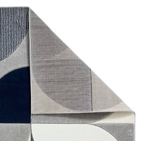 Matrix MT63 Grey Navy Rug