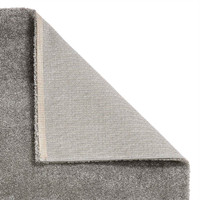 Delux Plain Soft Shaggy Grey Rug