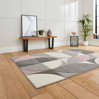 Matrix MT63 Grey Rose Rug