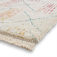 Boho A814 Multicolour Tribal Soft Rug