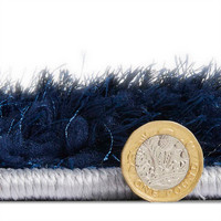 Olympia GR224 Silky Grey Navy Rug