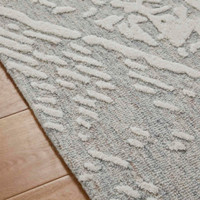 Hampton Tokyo Light Blue Ivory Wool Rug
