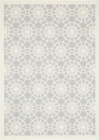 Brintons Galaxy Azur White Wool Rug