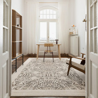 Brintons Tempo Natural Tula Light Grey Wool Rug