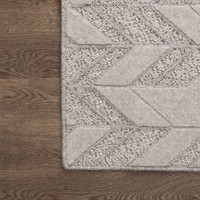 Brintons Noble Credo Light Grey Wool Rug