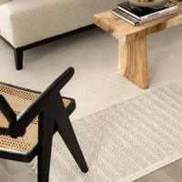 Brintons Noble Nizer Light Grey Geometric Wool Rug
