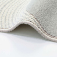 Brintons Galaxy Koren White Wool Rug