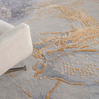 Prismatic PRS28 Grey Gold Wool Rug