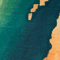 Prismatic PRS30 Emerald Green Wool Rug