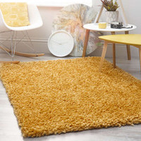 On Sale Origins Portland Ochre Thick Cosy Rug 140x200cm