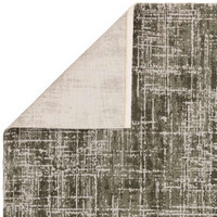 Kuza Abstract Green Velvet Soft Rug