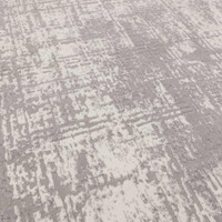 Kuza Abstract Grey Velvet Soft Rug