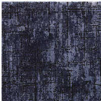 Kuza Abstract Navy Velvet Soft Rug