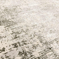 Kuza Border Green Velvet Soft Rug