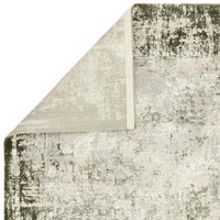 Kuza Border Green Velvet Soft Rug