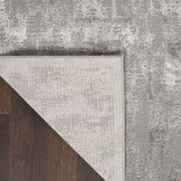 On Sale Kathy Ireland Royal Terrace KI45 Silver Rug 66x229cm