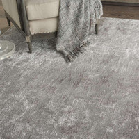 On Sale Kathy Ireland Royal Terrace KI45 Silver Rug 66x229cm