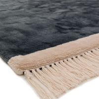 On Sale Elgin Tassels Rug Petrol Pink Border 120x170cm