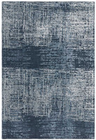 Torino Petrol Blue Premium Wool Rug