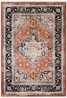 Sovereign Persian Style Rug Terracotta Medallion