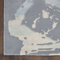 On Sale Prismatic PRS19 Seafoam Silver Modern Rug 168x226cm