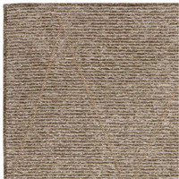 Mulberry Taupe Jute Chenille Thin Rug