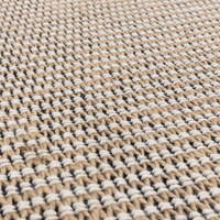 Global Organic Plain Natural Cotton Jute Rug