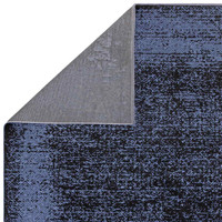 Elodie Indigo Black Rug