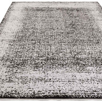 Elodie Silver Black Rug