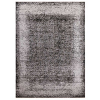 Elodie Silver Black Rug