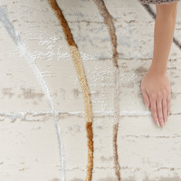 Glitz GLZ01 Ivory Multicolour Luxury Glossy Rug