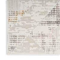 Glitz GLZ04 Ivory Multicolour Luxury Glossy Rug