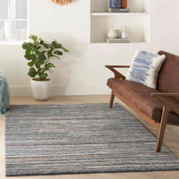 Plateau Blue Hand Knotted Rug