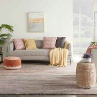 Plateau Grey Flame Hand Knotted Rug