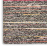 Plateau Grey Flame Hand Knotted Rug
