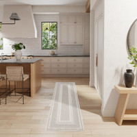 Glitz GLZ07 Ivory Luxury Glossy Rug
