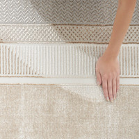Glitz GLZ07 Ivory Luxury Glossy Rug