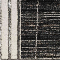 Desire DSR01 Charcoal Silver Luxury Silky Rug