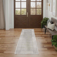 Desire DSR01 Grey Silver Luxury Silky Rug