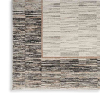Desire DSR02 Grey Black Luxury Silky Rug