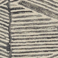 Colorado CLR01 Grey White Wool Rug
