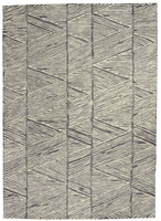 Colorado CLR01 Grey White Wool Rug