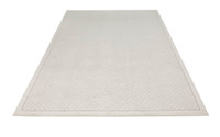 Lugano LUG03 Silky Modern Grey Ivory Rug