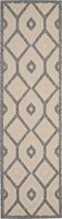 On Sale Cozumel Outdoor Cream CZM02 Rug 66x229cm runner