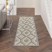 On Sale Cozumel Outdoor Cream CZM02 Rug 66x229cm runner
