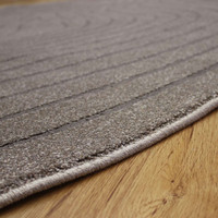 Steel Grey Hardwearing Modern Geo Rug 7131