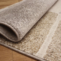 Soft Sheen Modern Brown Grey Milano Rug 6191