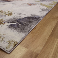 Silky Cream Gold Rust Multi Stella Rug JC990